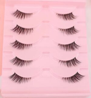 Изкуствени мигли 5 чифта половинки