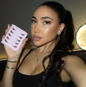 Изкуствени мигли 5 чифта половинки естествени